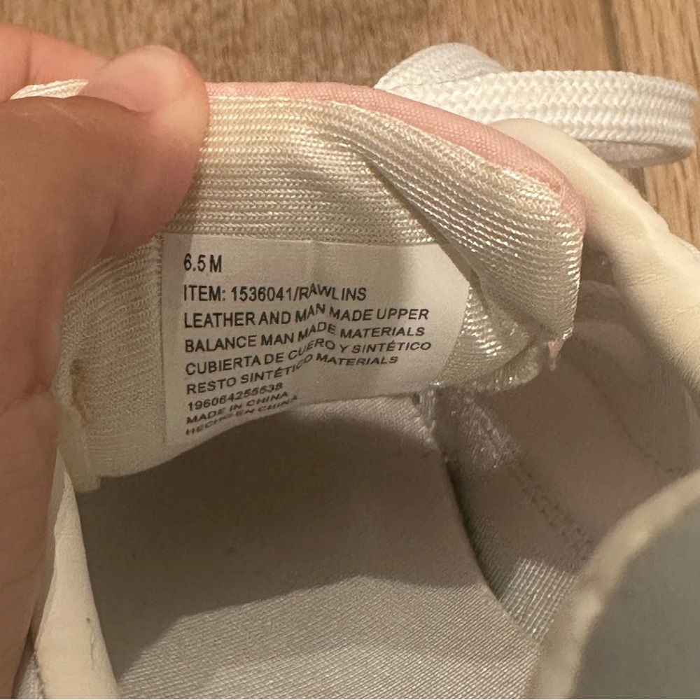 Tretorn Rawlins 2.0 White Blush Sneaker Size 6.5 - Picture 7 of 7